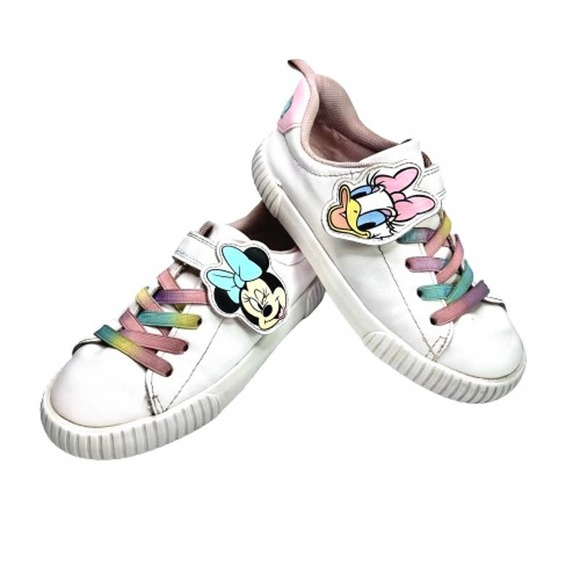Minnie and Daisy Printed Sneakers Disney H&M White and pink shoes size 12.5 - Picture 12 of 12